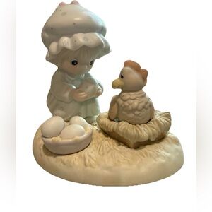 Vintage Precious Moments Porcelain Figurine Eggspecially for You with Box